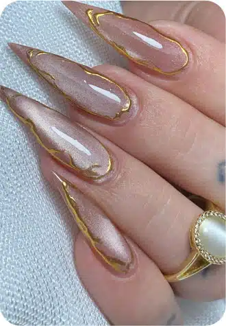 Acrylic nail service prepared at Element Nail Bar Arcadia