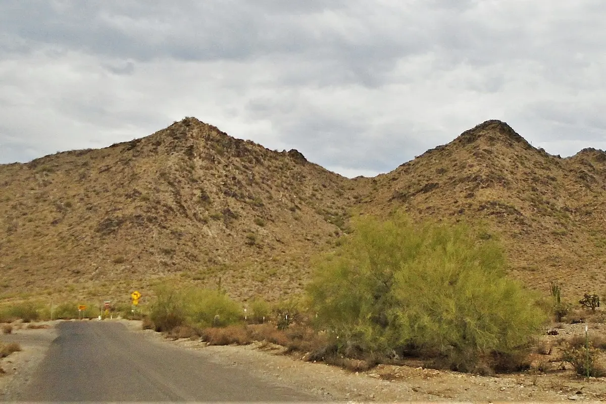 San Tan Mountains and surrounding Sonoran desert