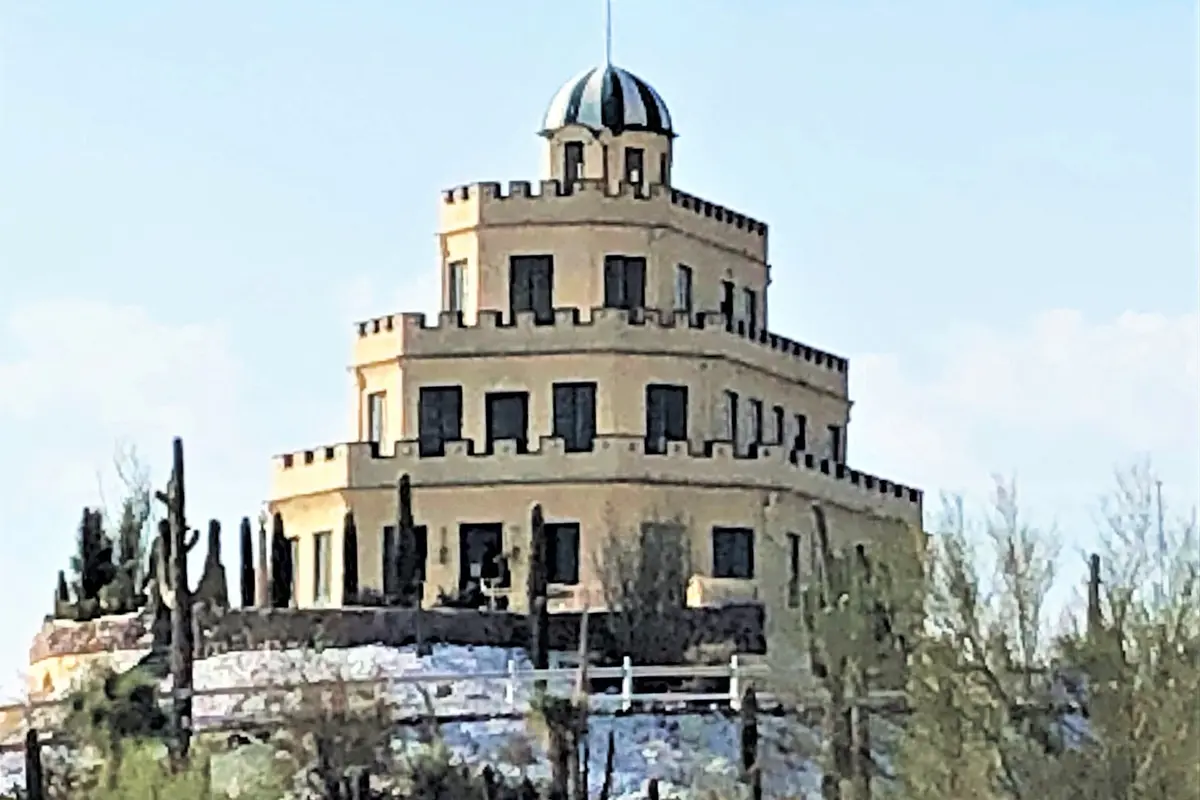 Tovrea Castle at Carraro Heights viewed from the southeast