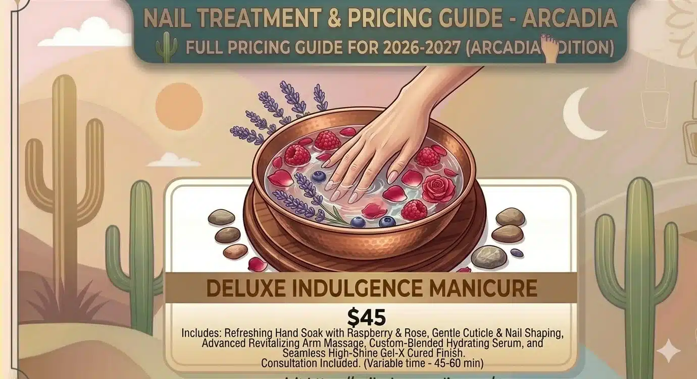Deluxe Indulgence Manicure — $45 Deluxe Indulgence Manicure — $45